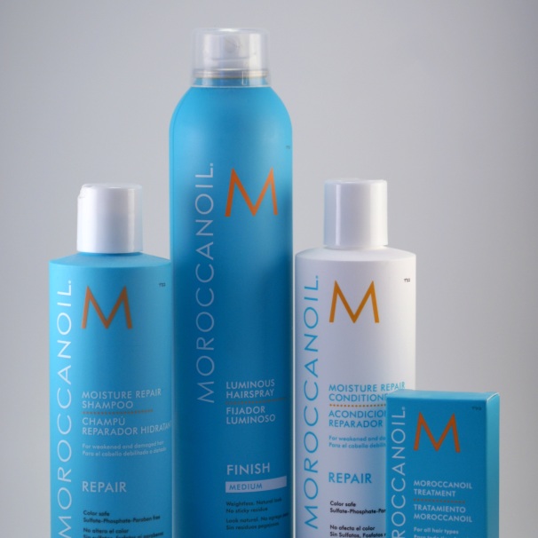 MoroccanOil Shampoo, Conditioner, Hairspray and Treatment Serum